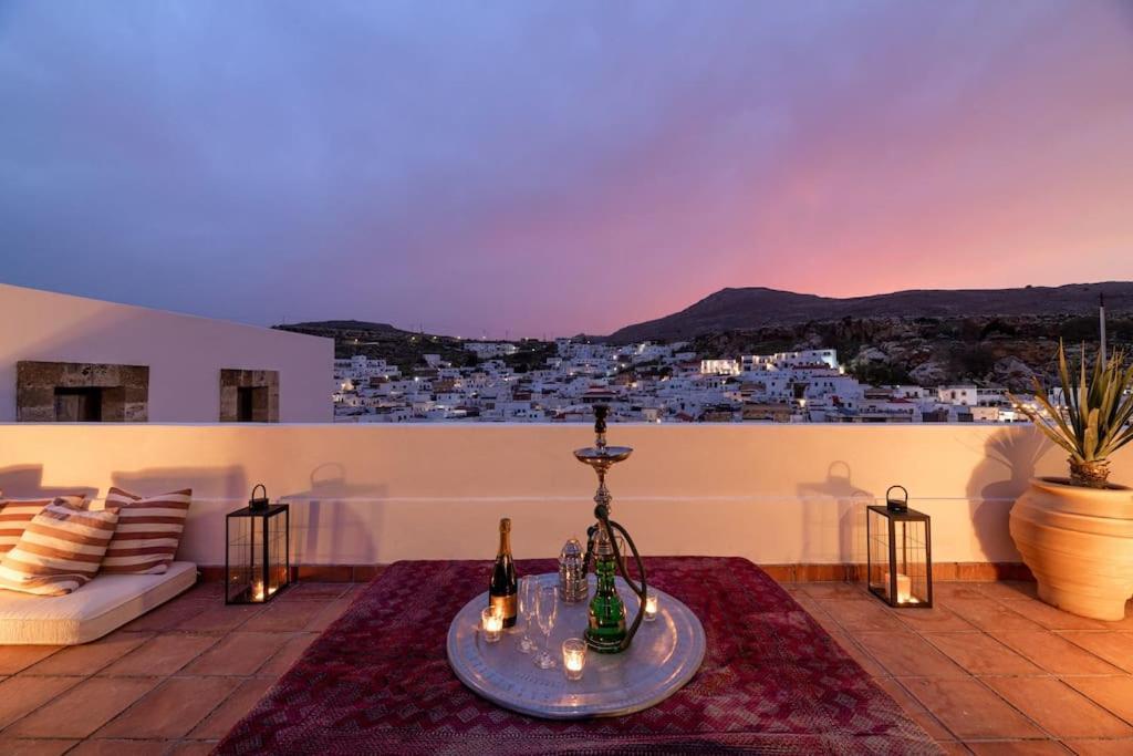 Вилла Acropolis Lindos House Экстерьер фото